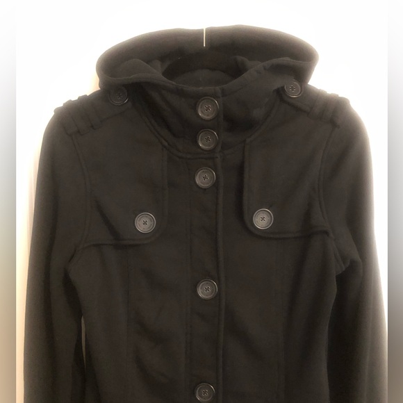 Esprit | Long Sweater Jacket with Hood and Zipper - Picture 4 of 11